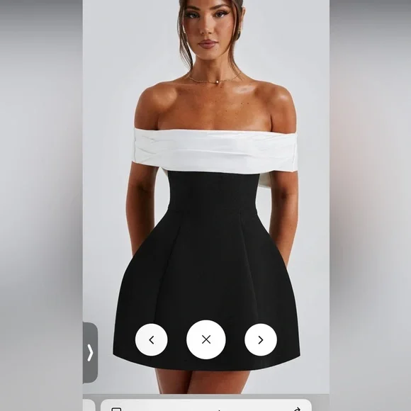 Elegant Black Women's Dress with White Bow
Small & Medium Available - Picture 4 of 8